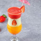 Layered Fresh Cocktail Juice