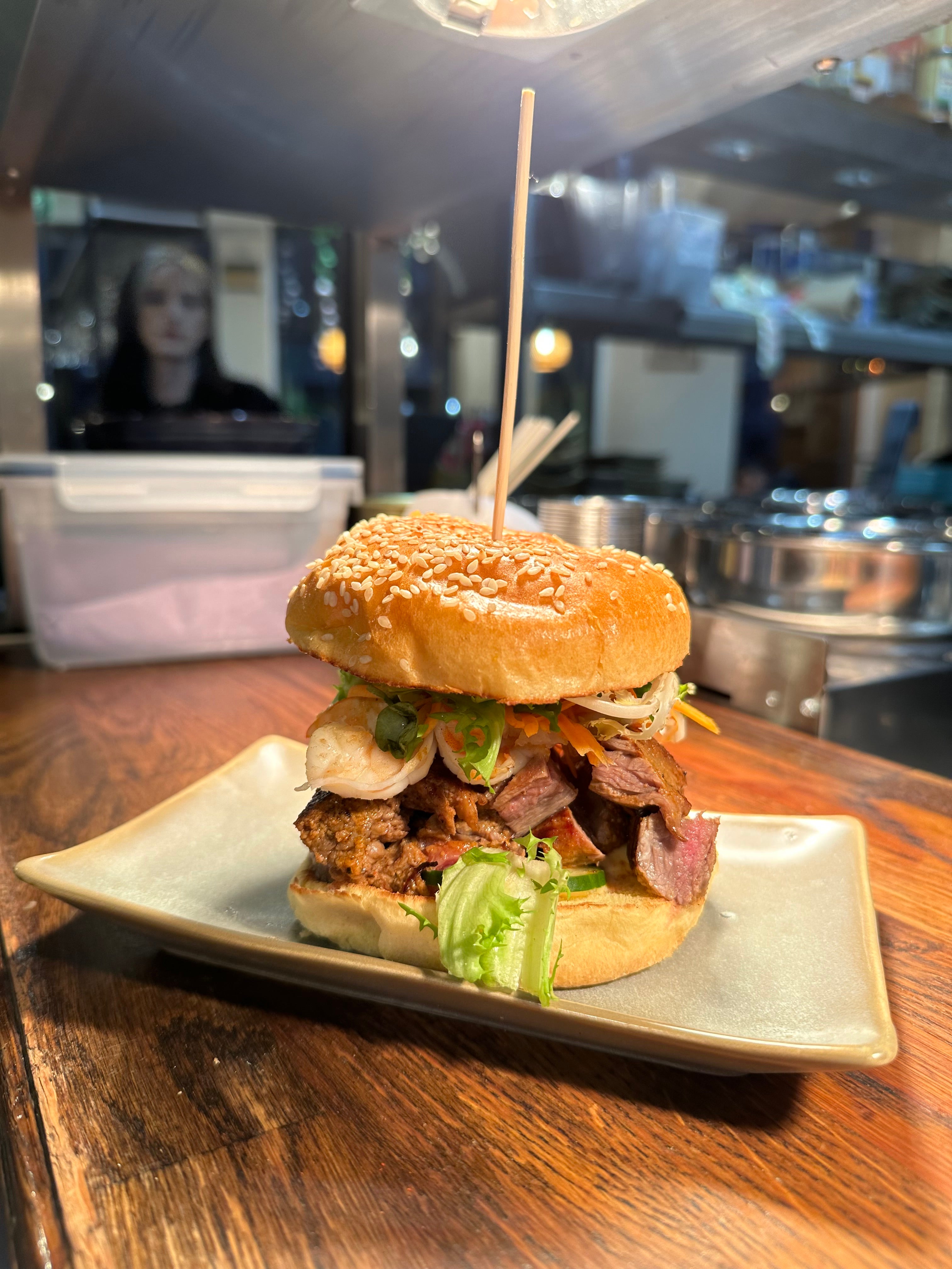 Surf N Turf Burger