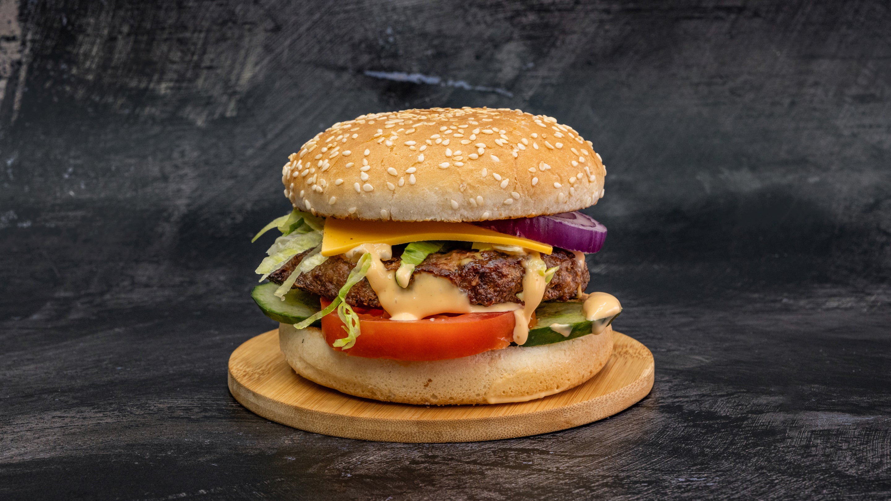 Gourmet Burger Lamb or Beef Burger (On Its Own)