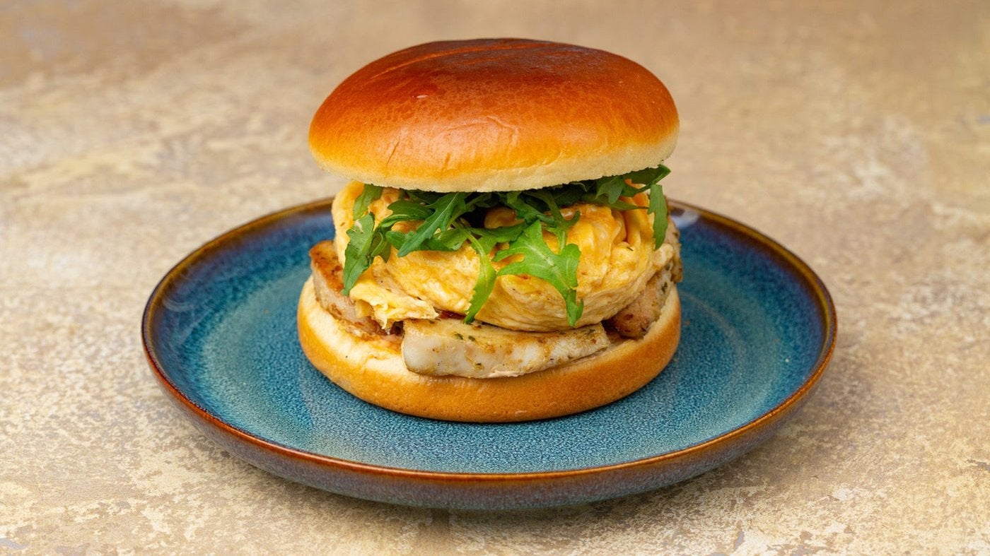 Chicken & Eggs on Brioche