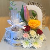 birthday acrylic arrangement 