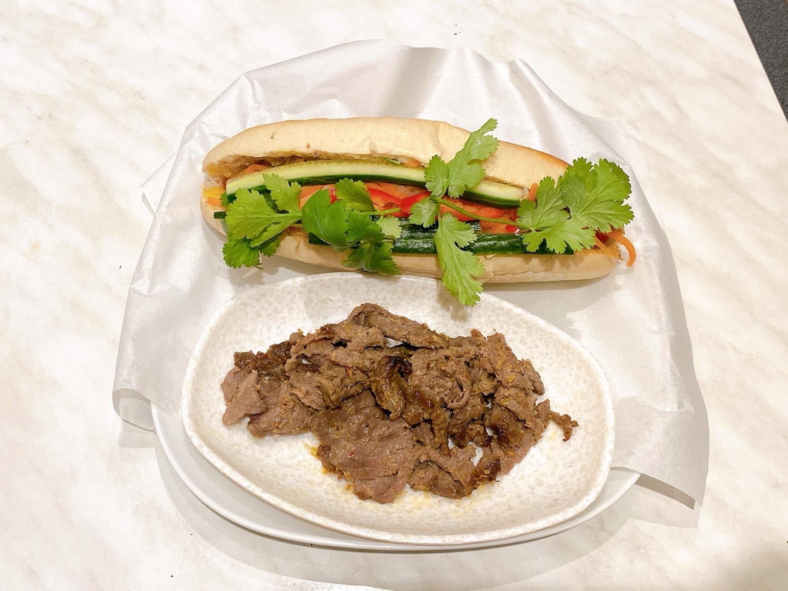 Grilled Beef Baguette