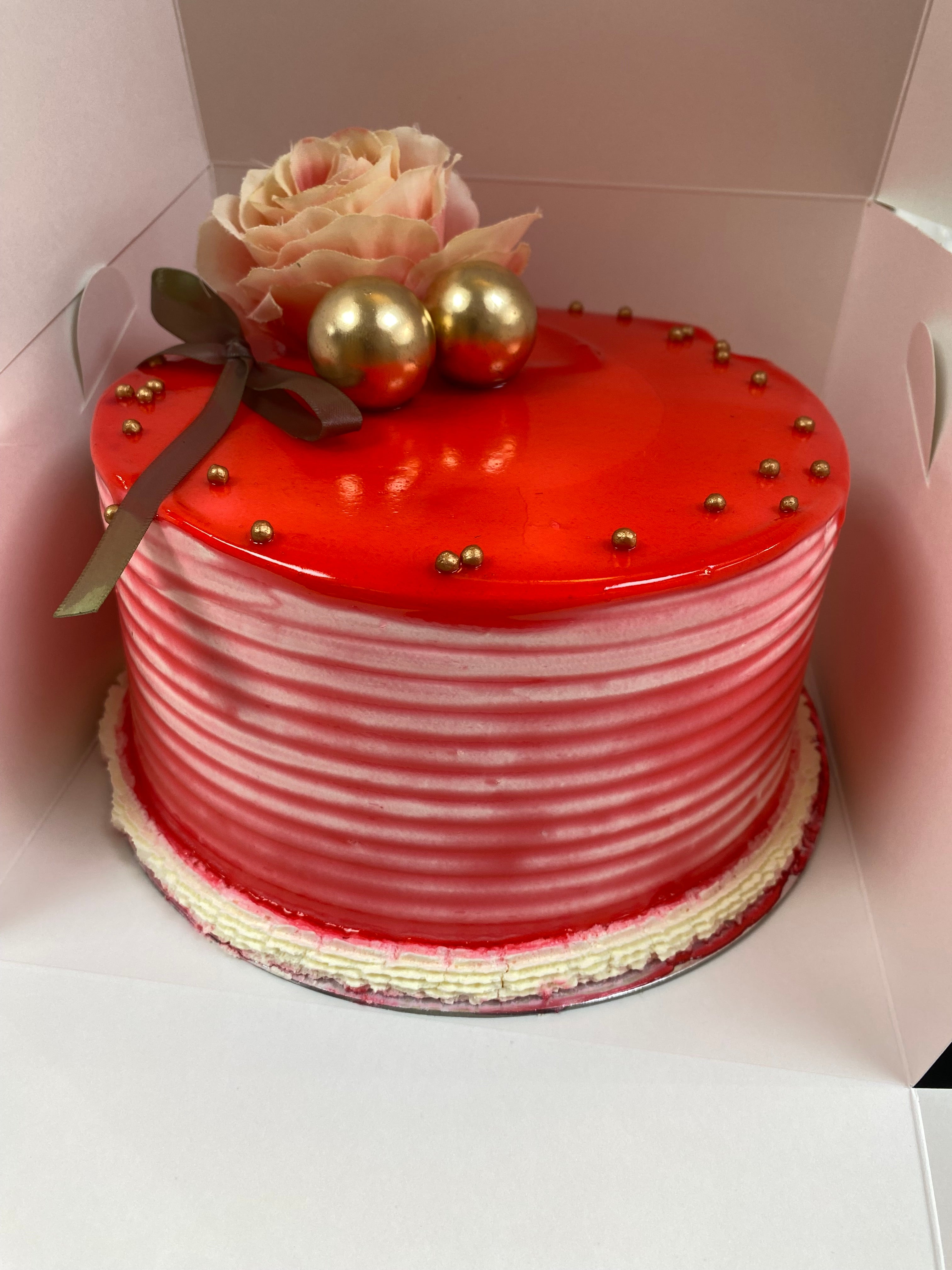 Red Vanilla Cake