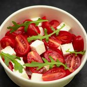 Cherry Tomato And Cheese Salad