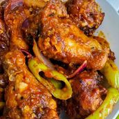 Devilled Chicken With Bone