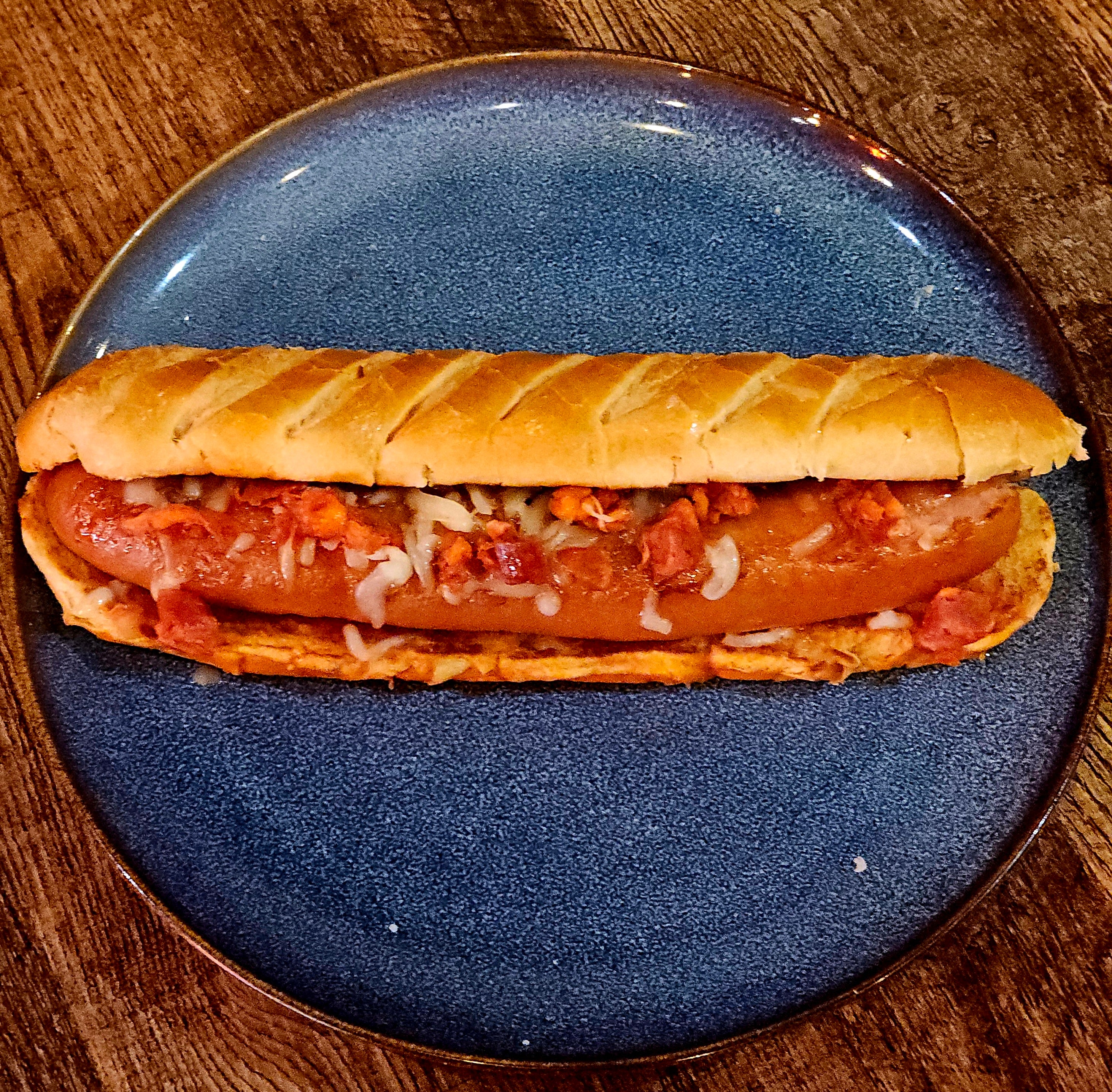 American Cheese and Chorizo