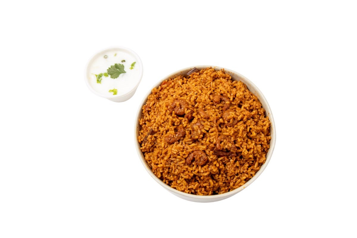 Tiny Pearl Rice Prawns Pulav (Chitti Muthyala Royyala Pulav – ఇది చాలా హాట్ గురూ!)