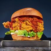 Chilli Bang Hot Chicken Burger 🌶️