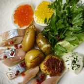 Lightly Salted Herring with Mini Potatoes
