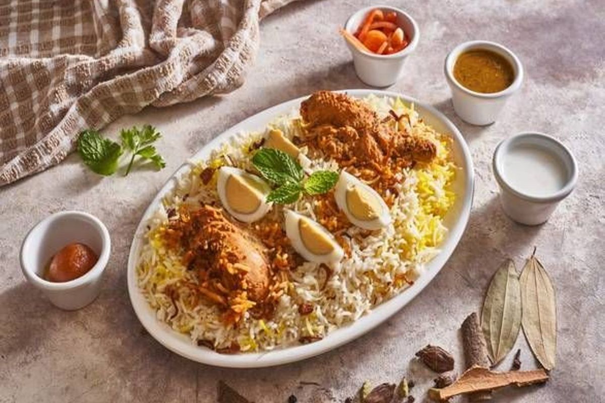 Chicken Biryani for family (serves 3)