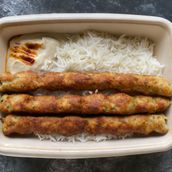 Chicken Kabab With Rice