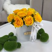 Lemon Golden Finch Flower Medium Size