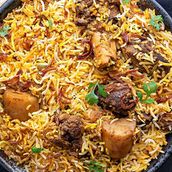 Mutton Bucket Biryani 1 Kg 3 Persons