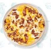 Eggs with Meat Awarma tray