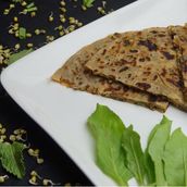 Alu with Sprout Paratha