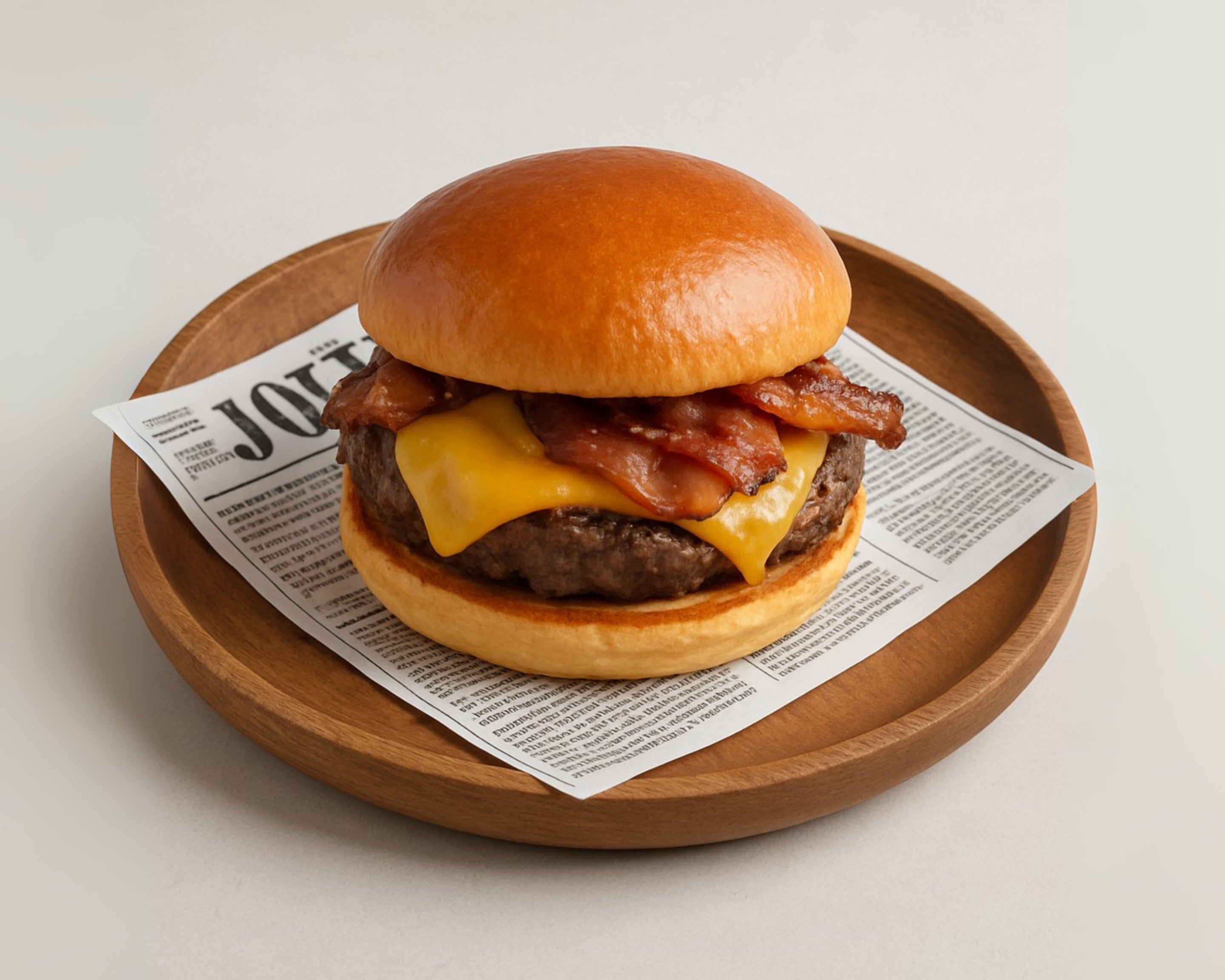 Bacon cheese burger