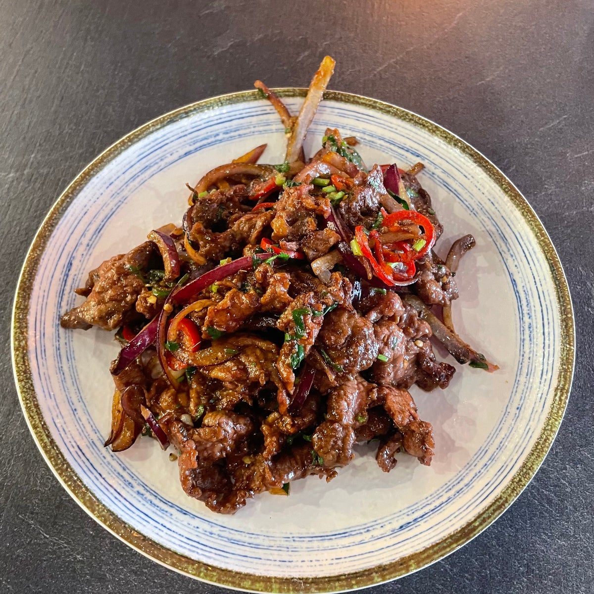 Aromatic Beef with Cumin 孜然牛肉