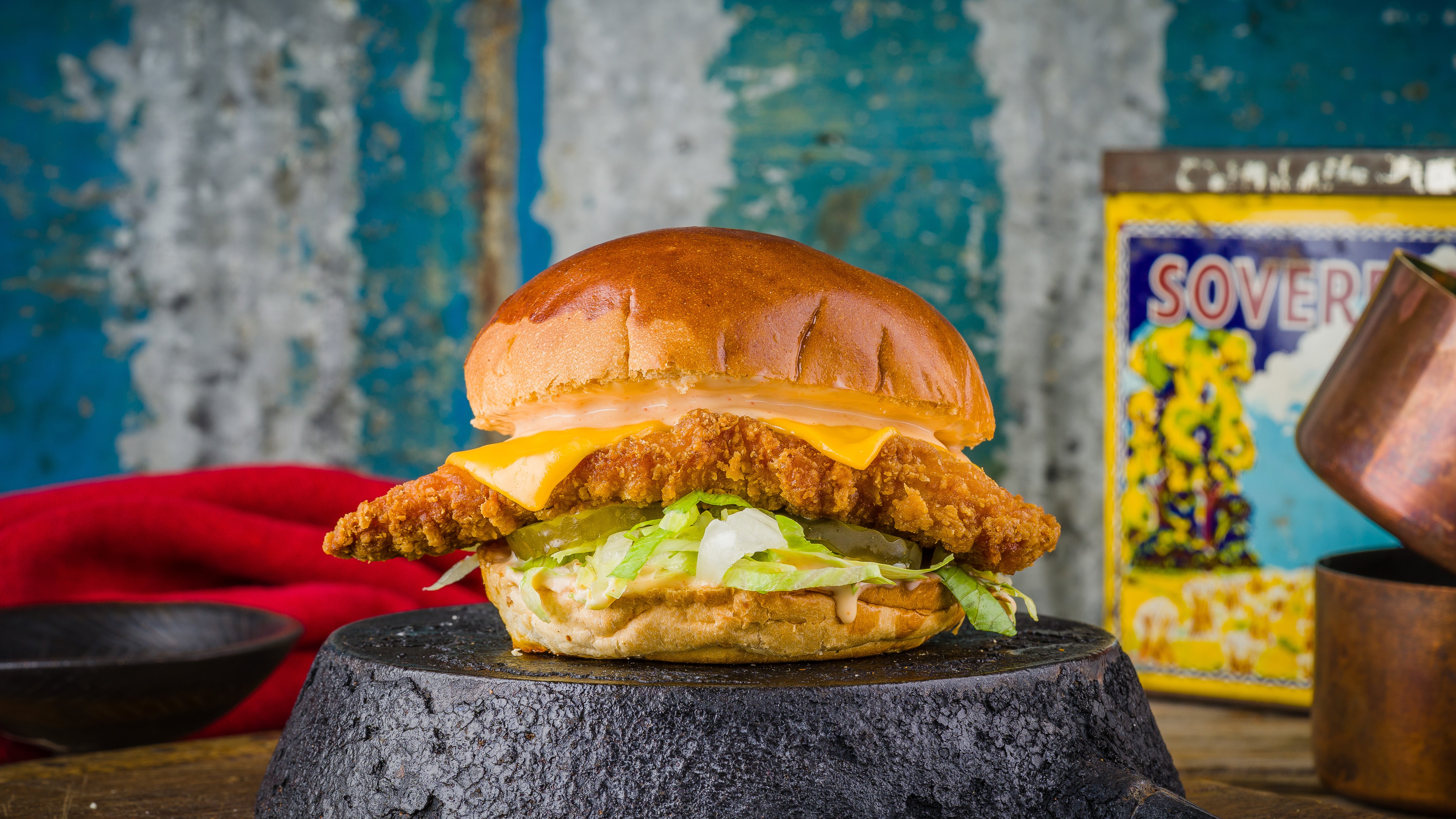 Fried Chicken Burger