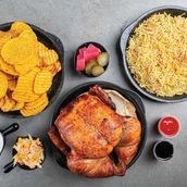 Grilled chicken with rice