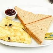 Cheese And Mushroom Omlette
