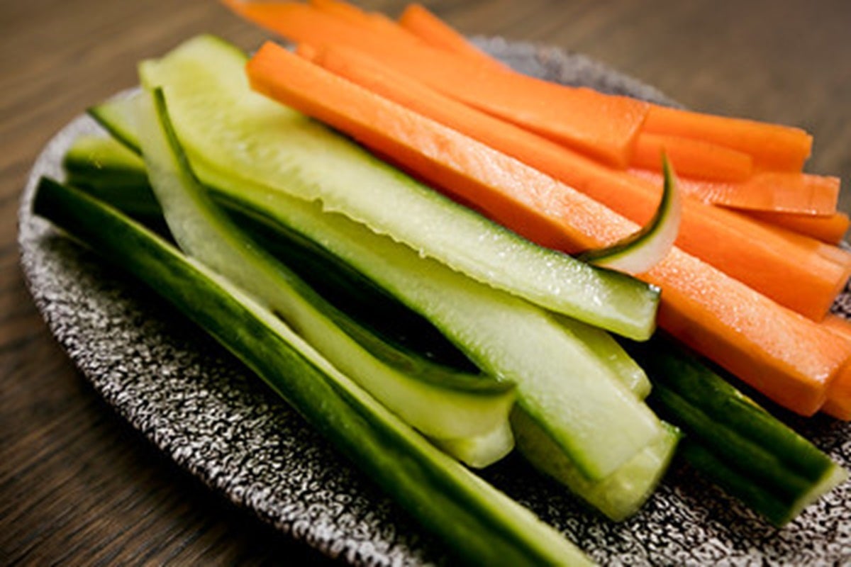 Cucumber and Carrot Sticks