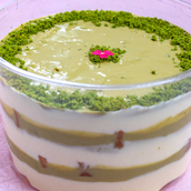 Pistachio Trifle