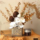 Artificial Box Vase 01