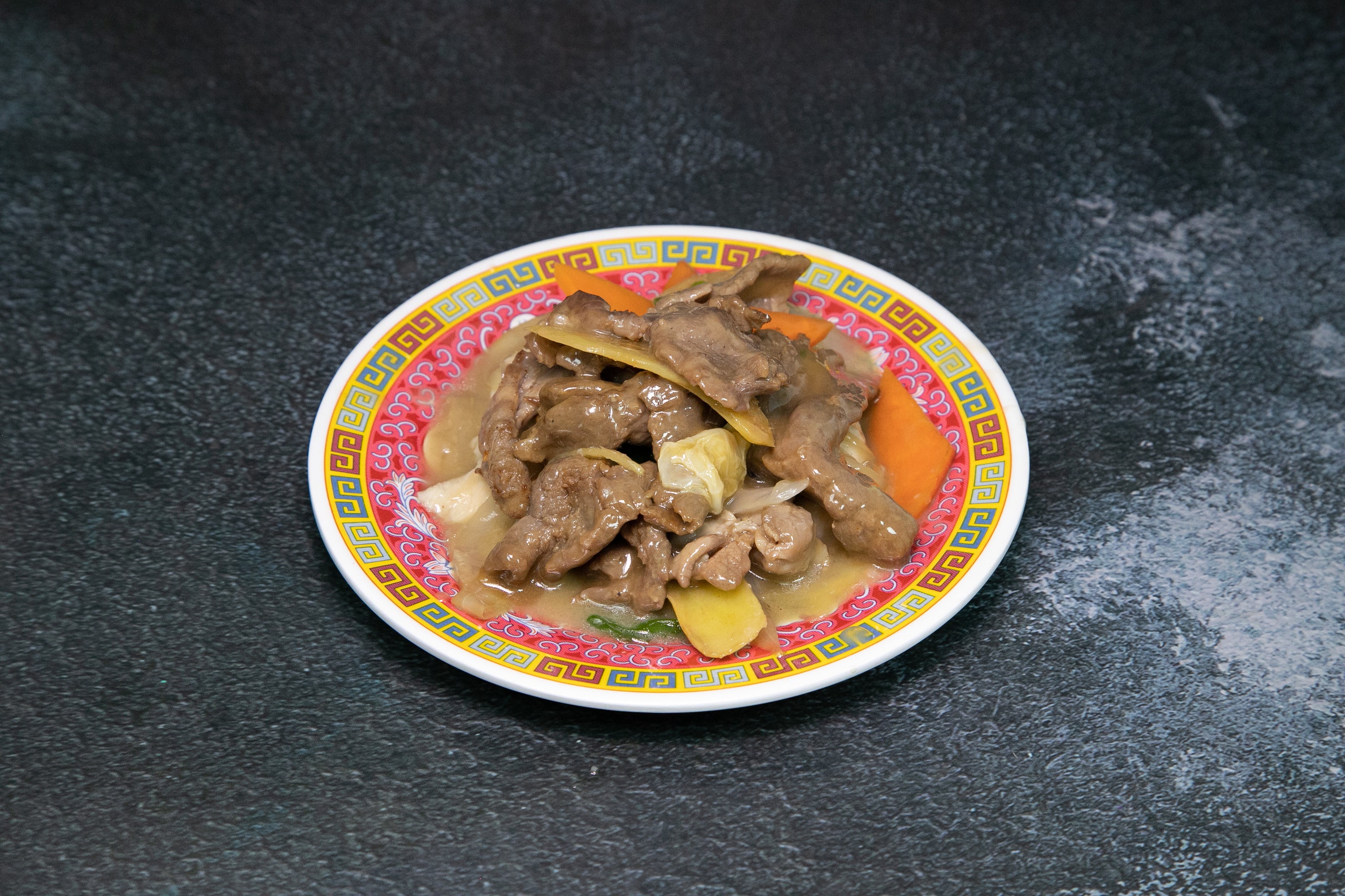 Beef with Ginger and Spring Onions 姜葱牛