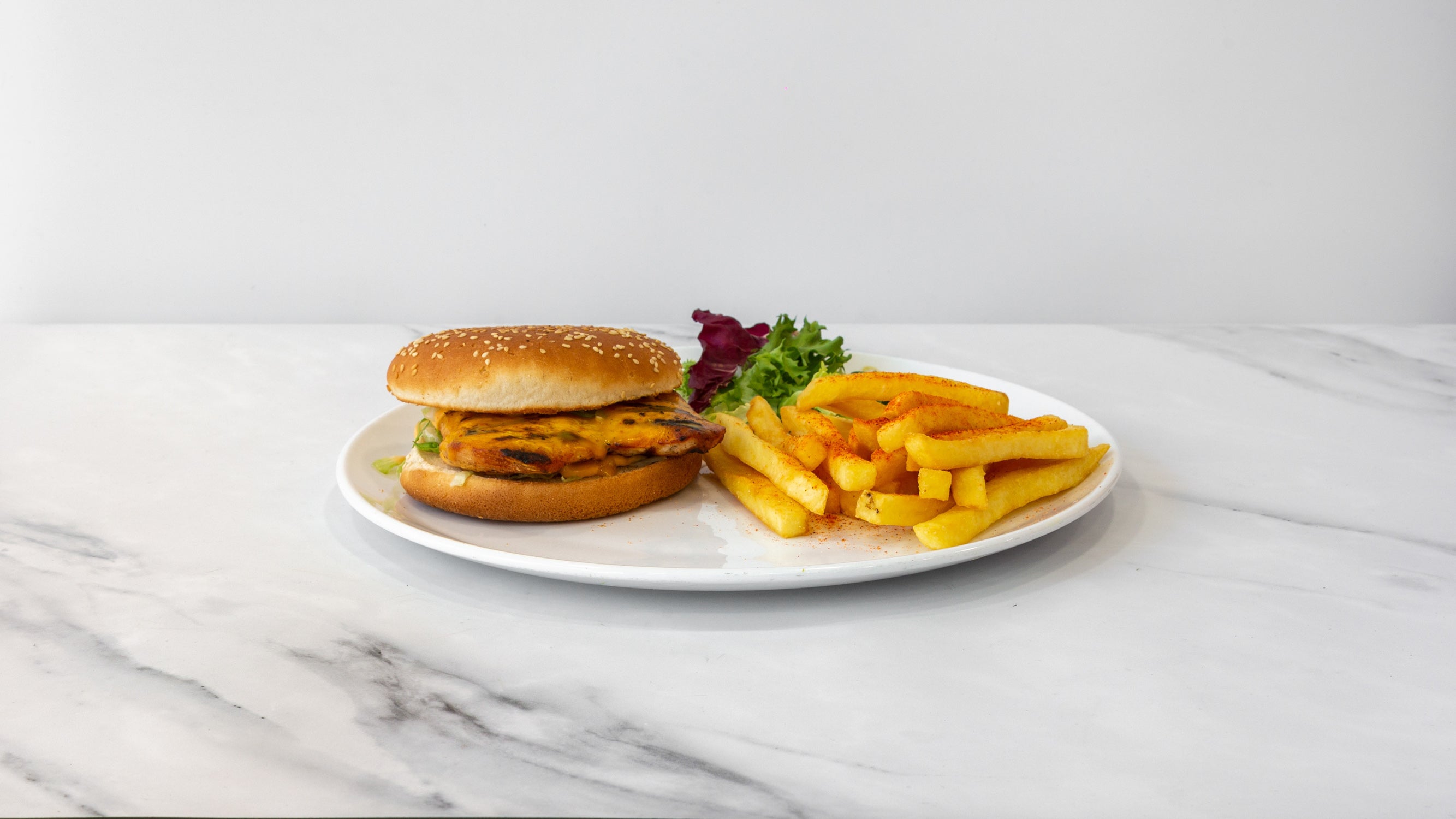 Grilled Peri Chicken Fillet Burger