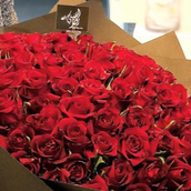 Big Bouquet Of Red Flowers