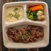 Steak Cubes In Honey Mustard Sauce
