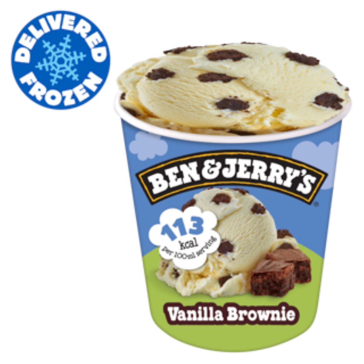 465ml Lighten Up Ben & Jerry's Lighten Up Vanilla Brownie