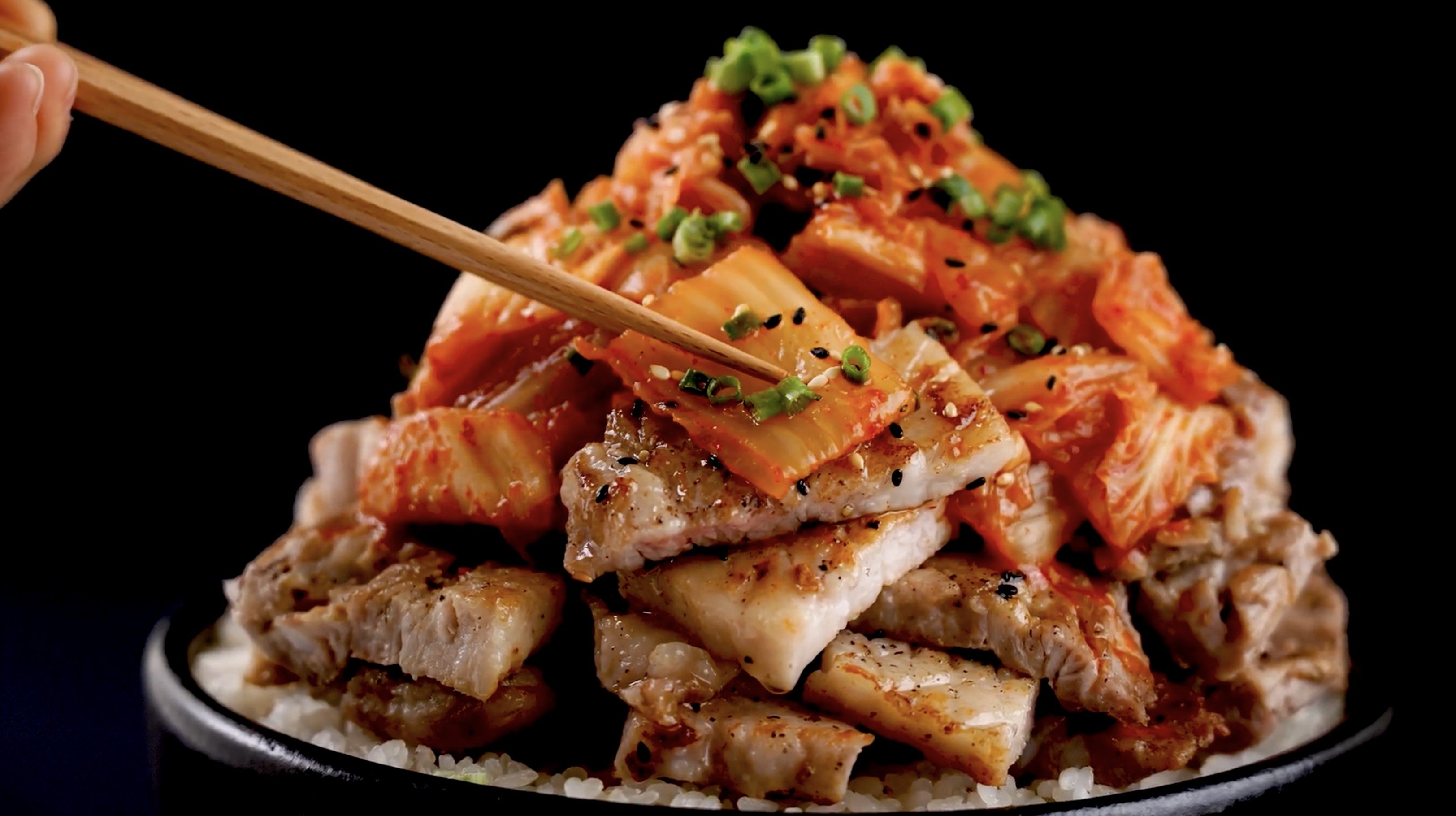 Kimchi Explosion With Rice