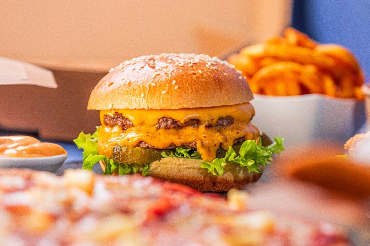 Double Cheese Smash burger