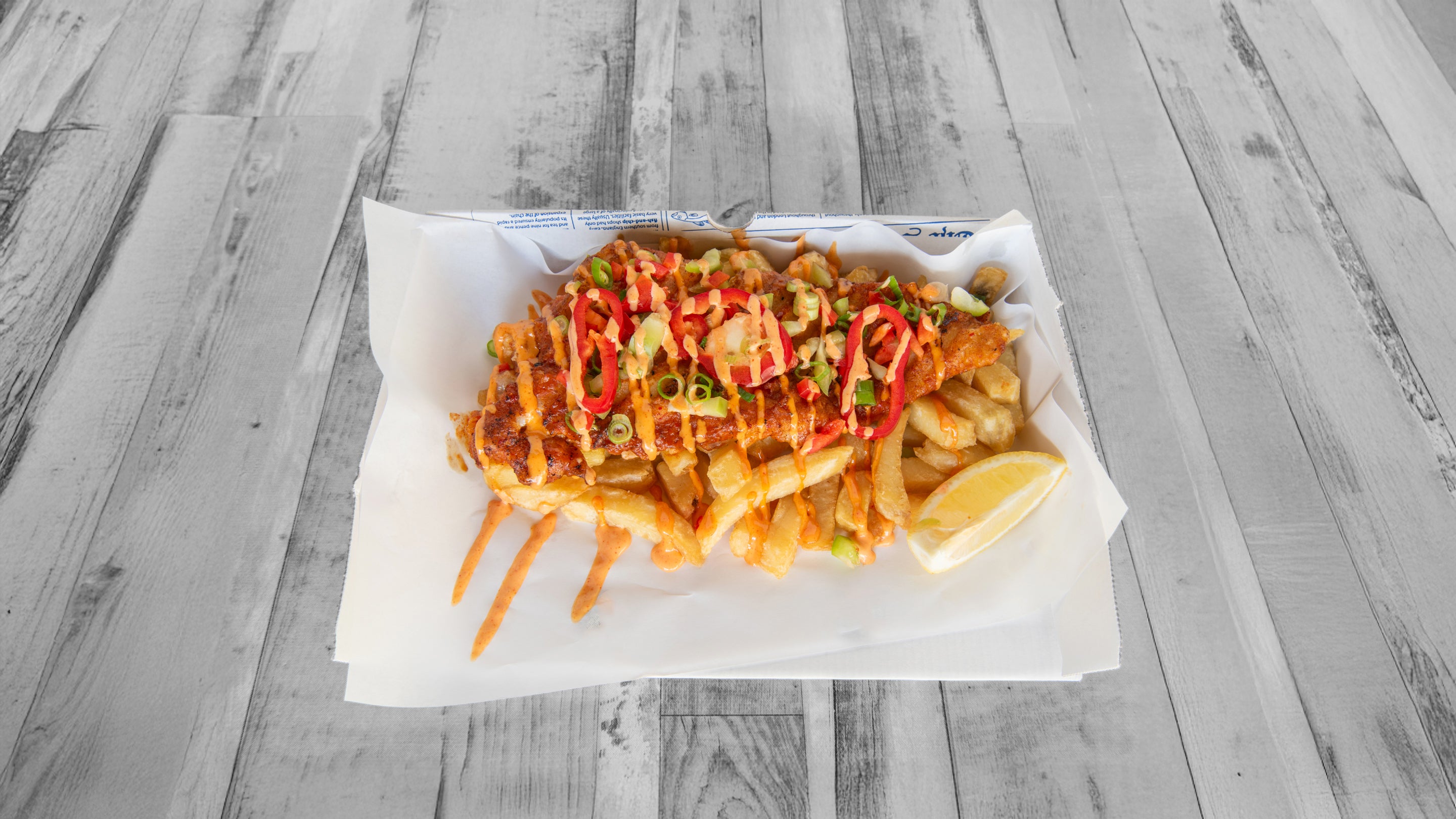 Masala fish & chips