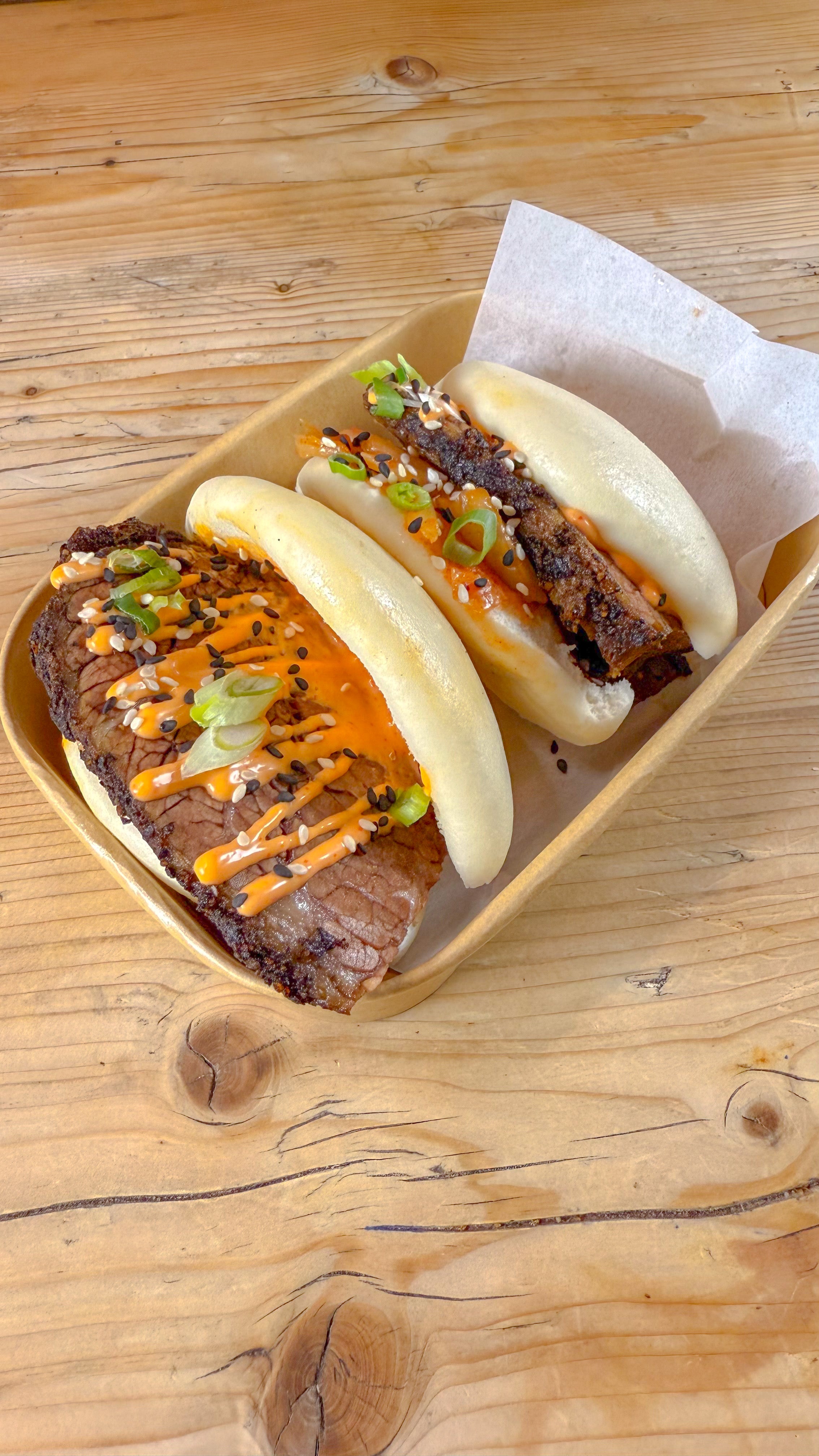 Brisket bao buns