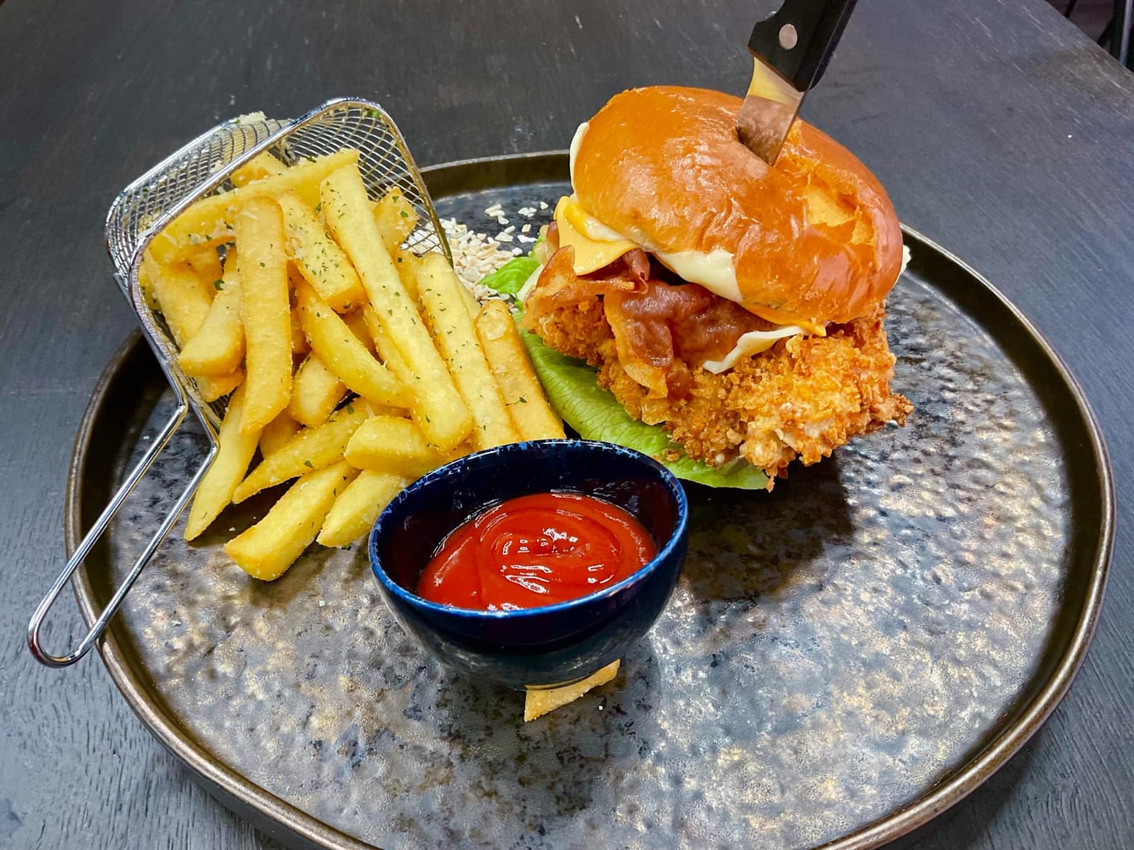 Chicken Burger / Burger De Pui