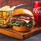 BBQ Beef burger Meal