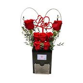 Rehana Black Acrylic Flower Box