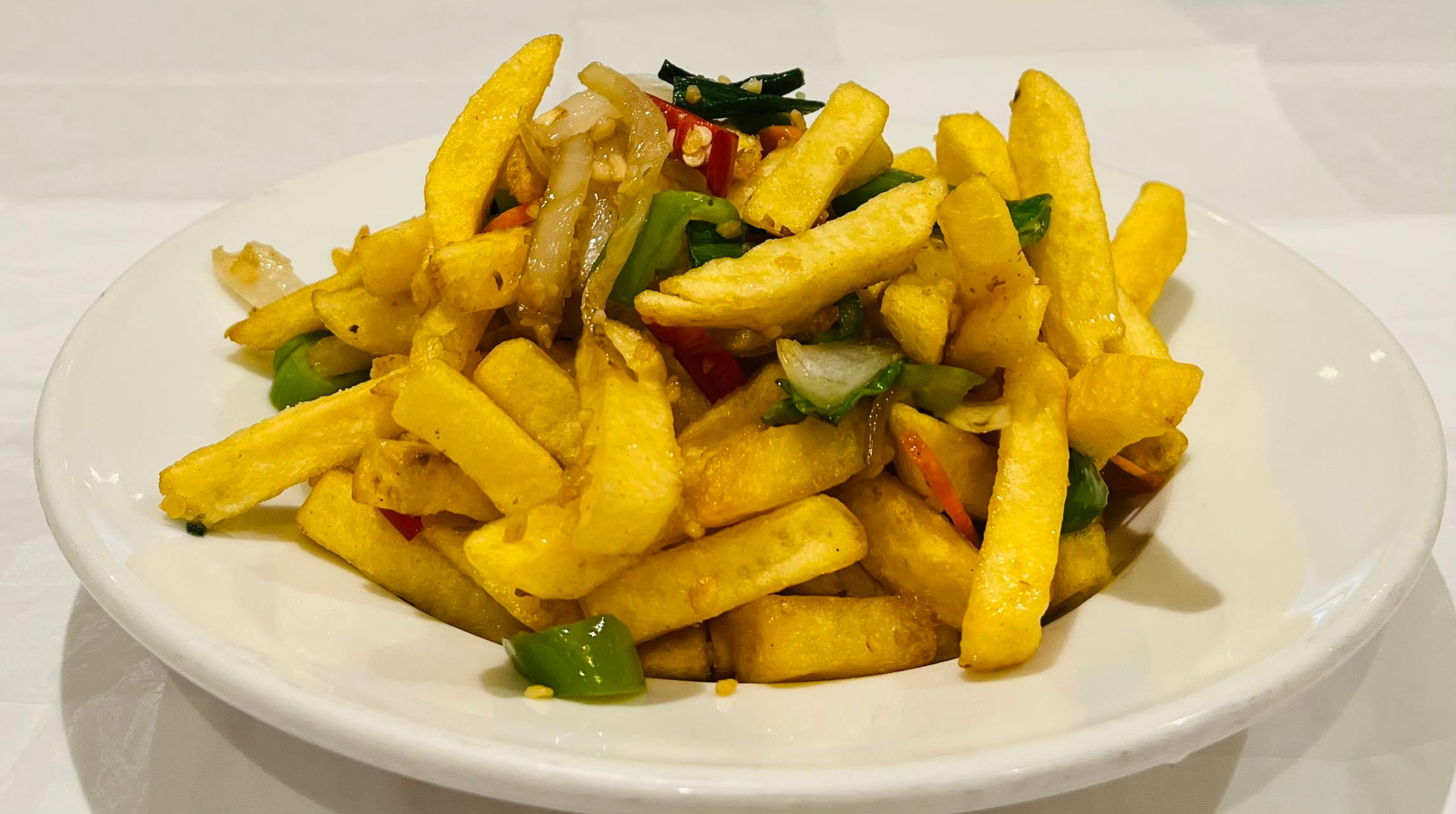 椒盐薯条chilli salt pepper chips