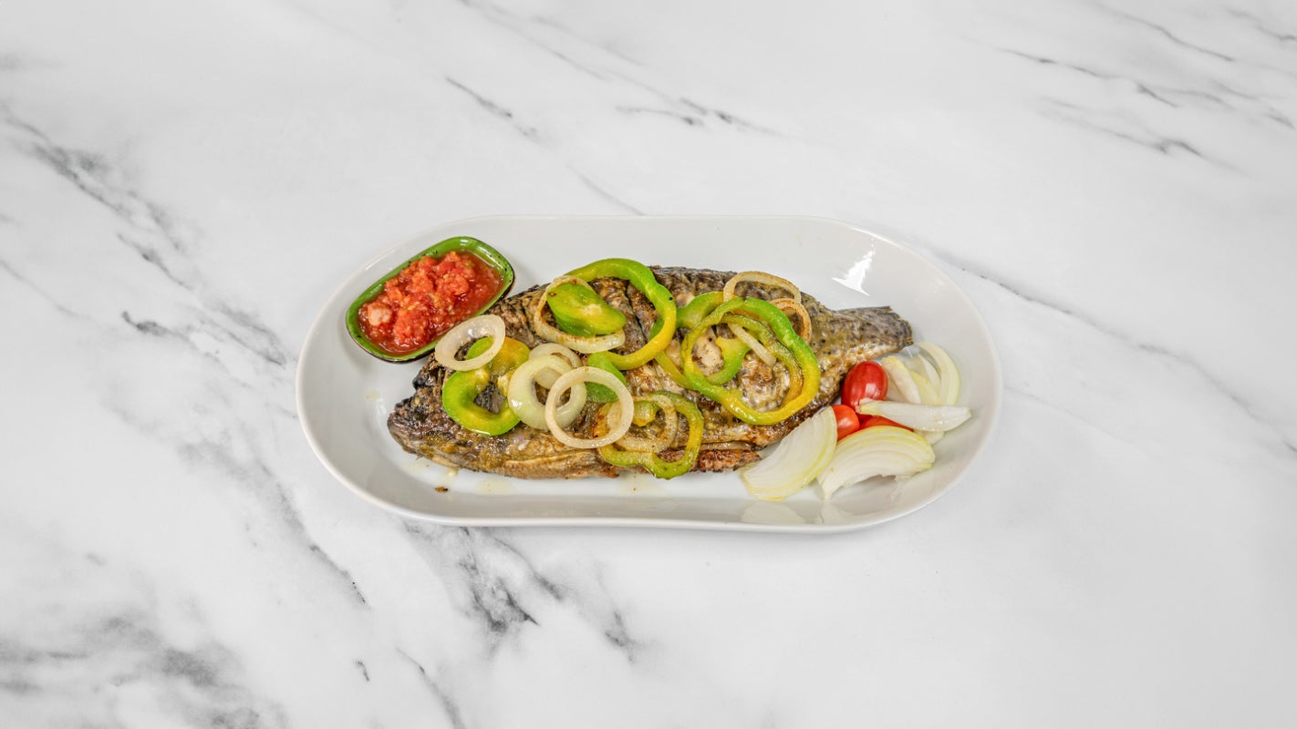 Grilled Tilapia with sauce