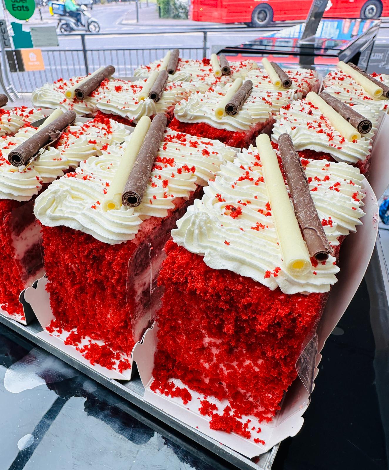 Red Velvet Cake Slice