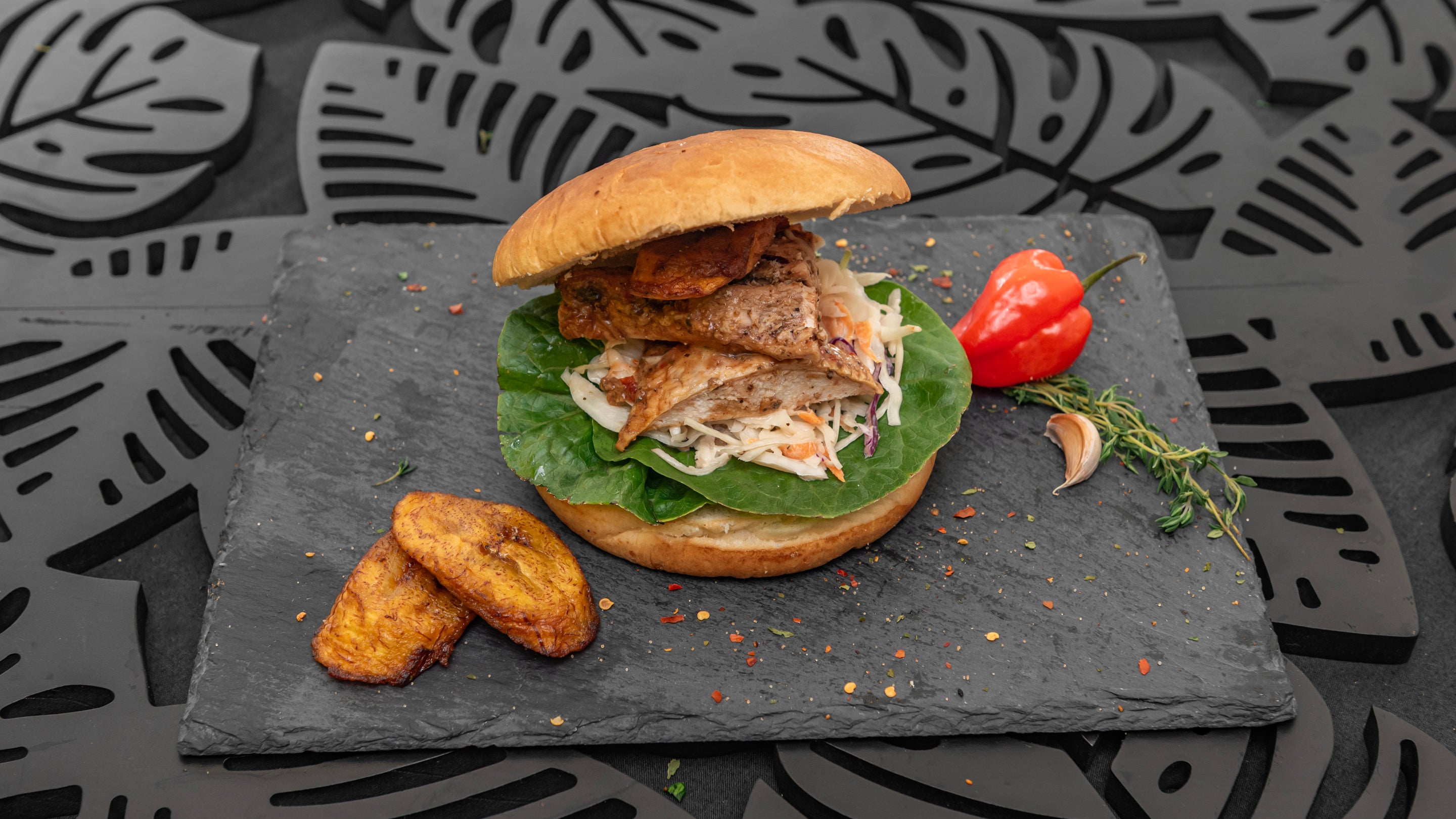 Jerk Chicken Burger