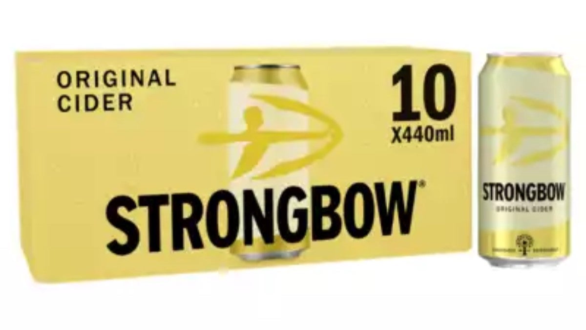 Strongbow Original Apple Cider Can 4.5% ABV 10x440ml
