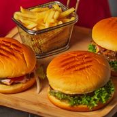 Triple Kebab Burger Combo