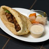 Grilled Kofta Egyptian Sandwich Bread