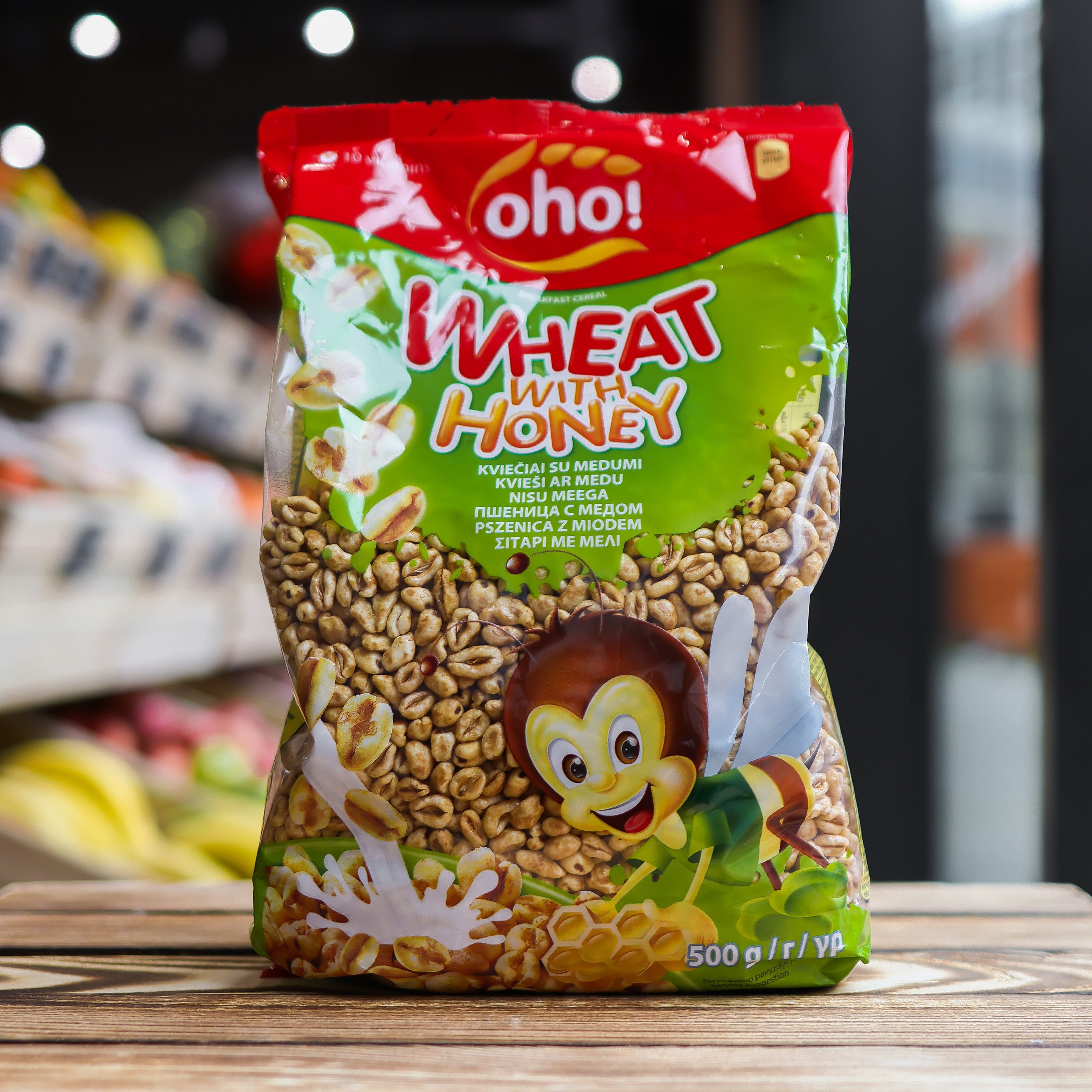 Oho Wheat Cereal with Honey (500g.)