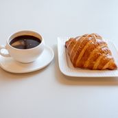 Croissant And Coffee Combo