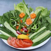 Fresh Vegetables Plater