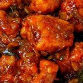 Chili Chicken Combo With Steam Rice